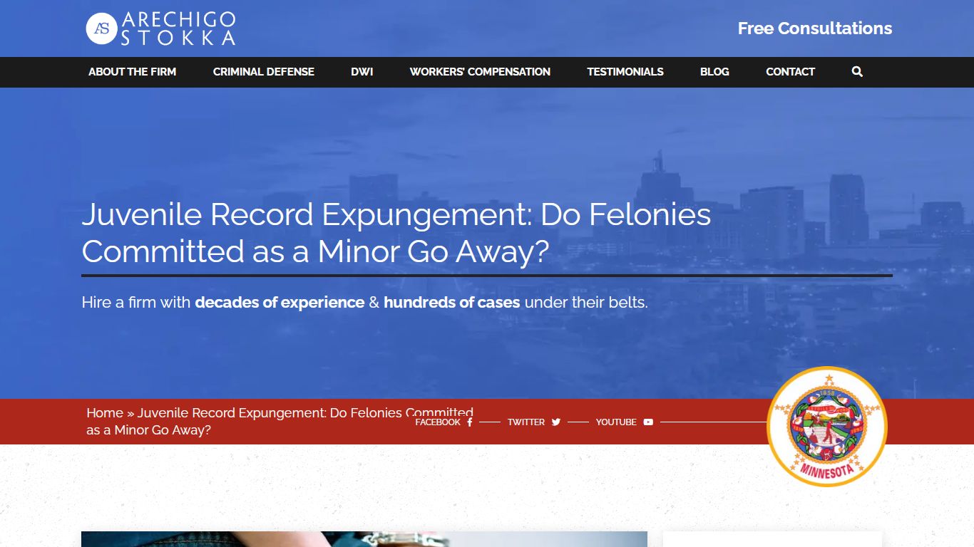 Juvenile Record Expungement: Do Felonies Committed as a ...